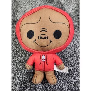 E.T. THE EXTRATERRESTRIAL 6" Plush Toy Stuffed Animal Alien Red Hoodie #A74
